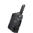 Koffer mit Inlay und Trolleyfunktion